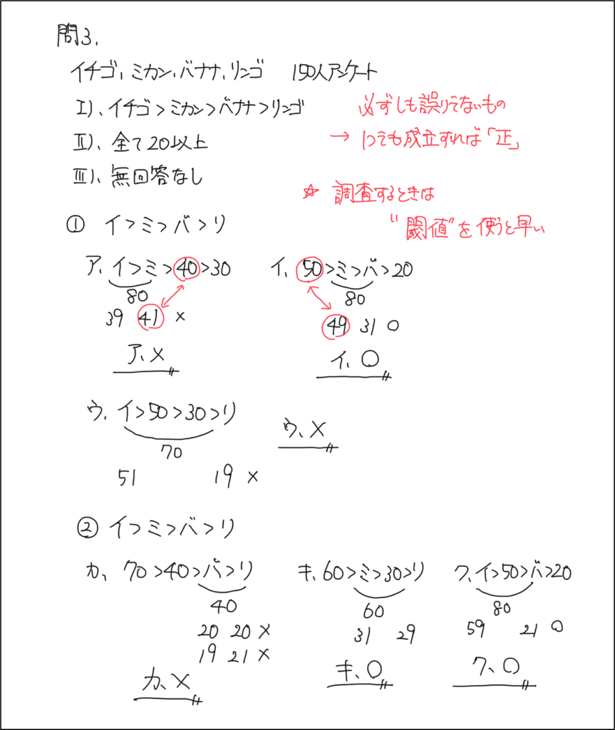 問3解答プロセス