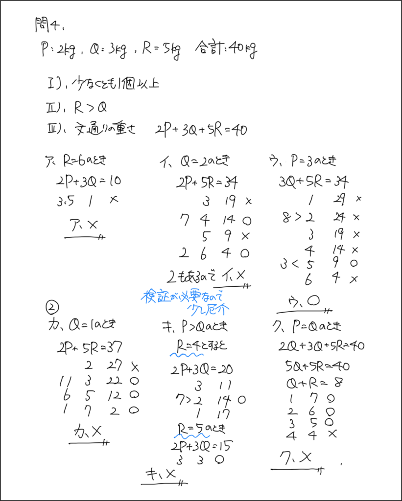 問4解答プロセス